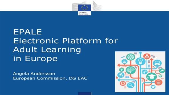 EPALE (Electronic Platform for Adult Learning in Europe) Portalı 