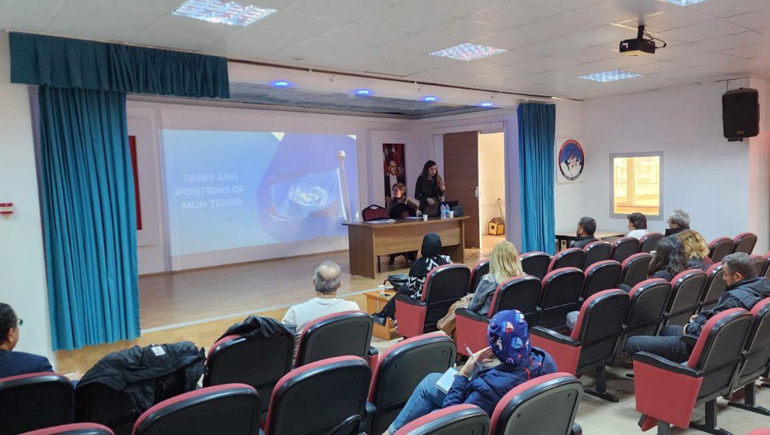 İl Milli Eğitim Müdürlüğü Tarafından Yürütülen Malatya Model of United Nations Projesi Bilgilendirme Toplantısı Yapıldı.