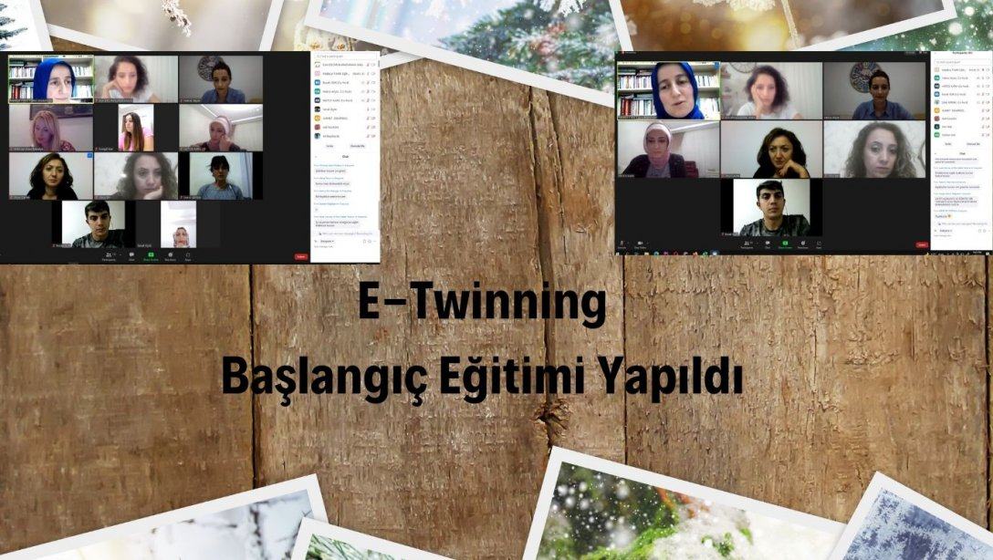 Online E-Twinning Eğitimi Yapıldı. 